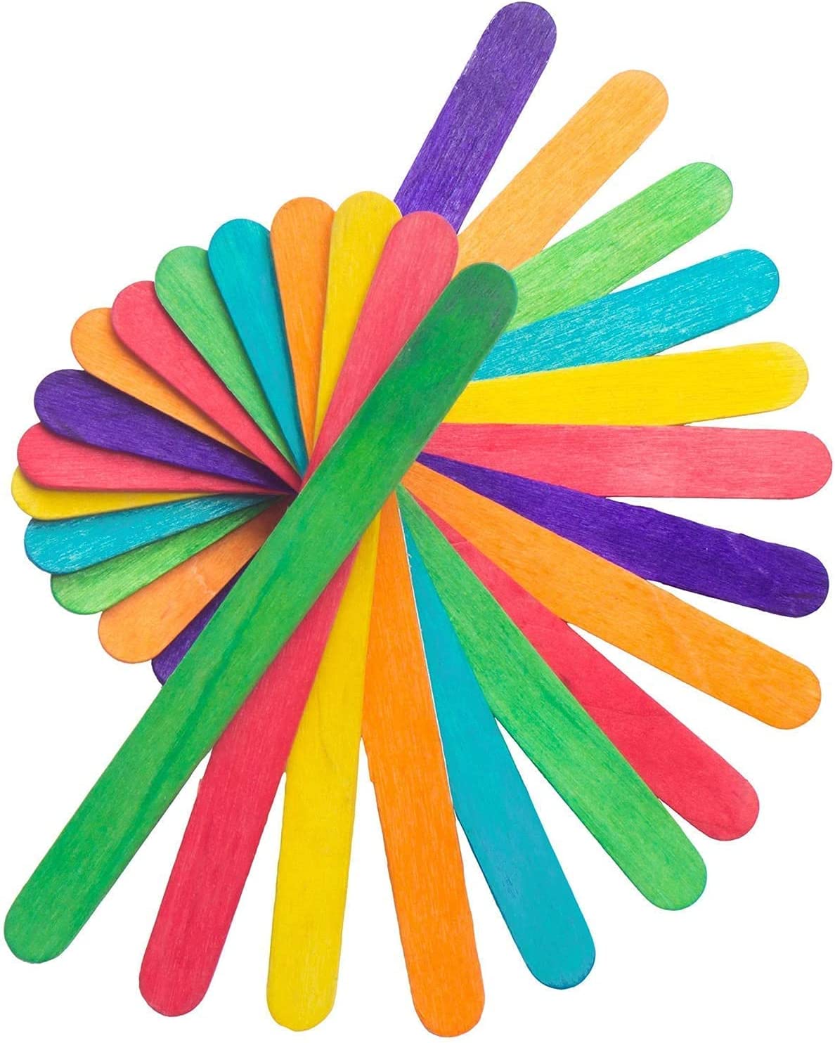 SBC CRAFT WOODEN STICK COLORED 7.5CM