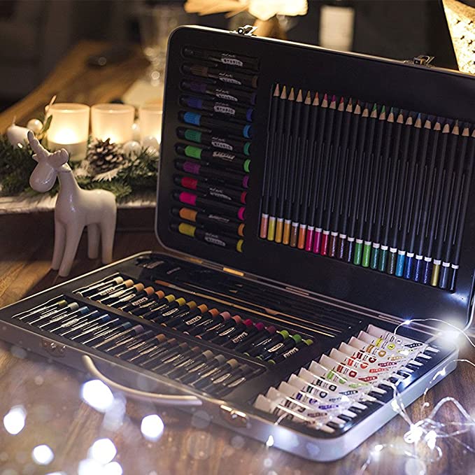 طقم رسم متنوع 90 قطعة MONT MARTE SIGNATURE MIXED MEDIA ART SET 90PCS IN BOX