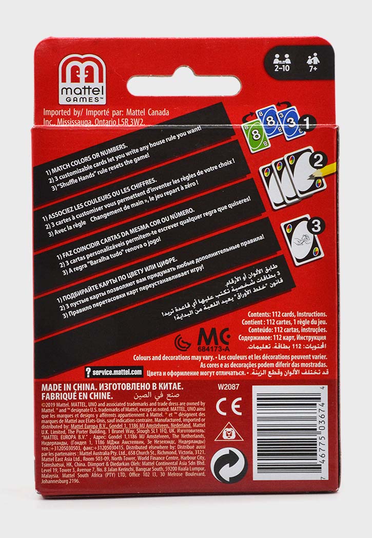 Uno Family Card Game