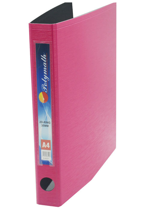 POLYMATH PP LEVER ARCH FILE 55MM PINK