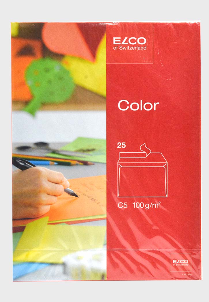 Elco - Color Envelope C5 100GSM 25PCS