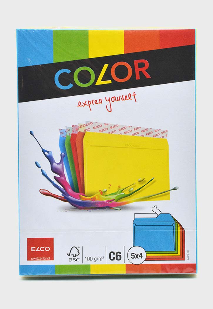 Elco - Envelope Neon 5 Colors C6