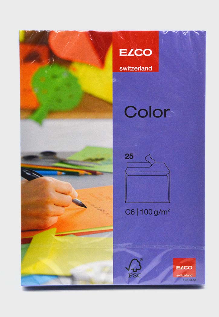 Elco - Envelope Neon Color C6 (Violet)