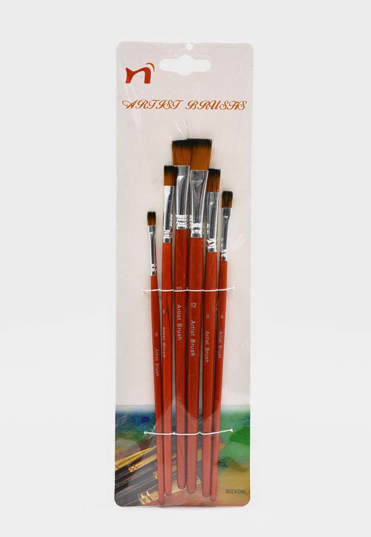مجموعة فرش دهان 6PCS Paint Brushes Set
