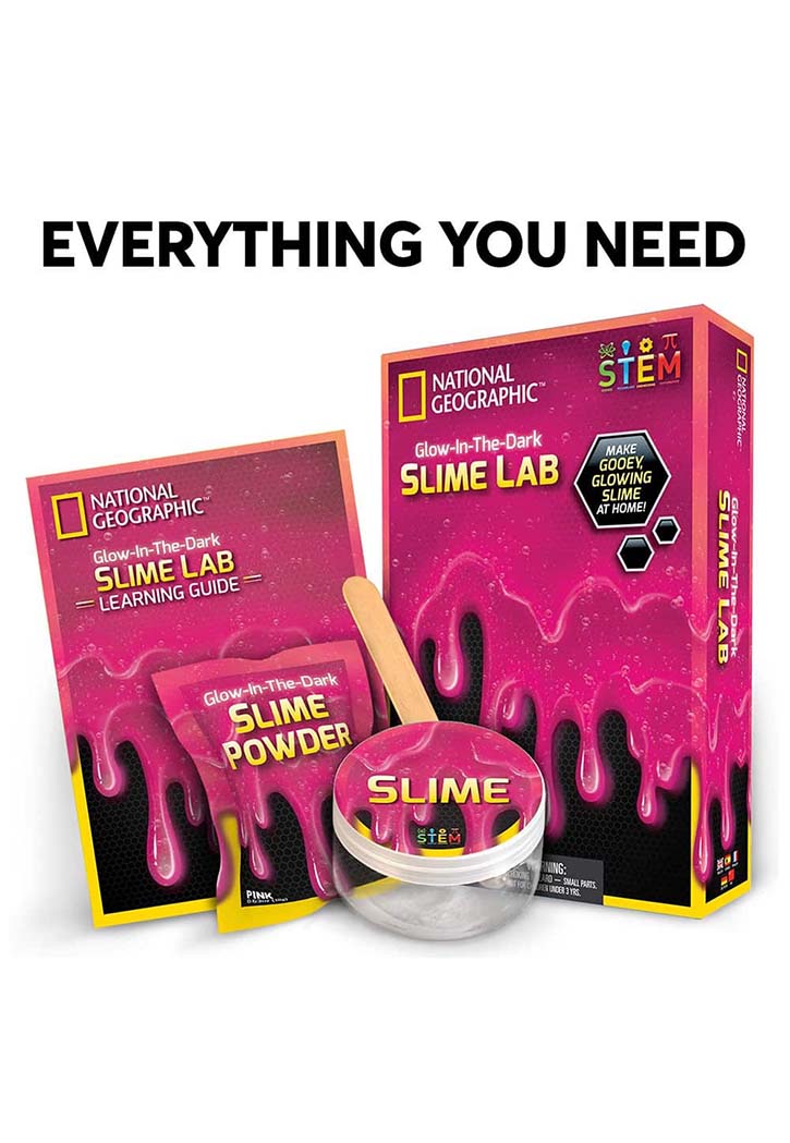 National Geographic - Glow In The Dark Slime Lab (Pink)