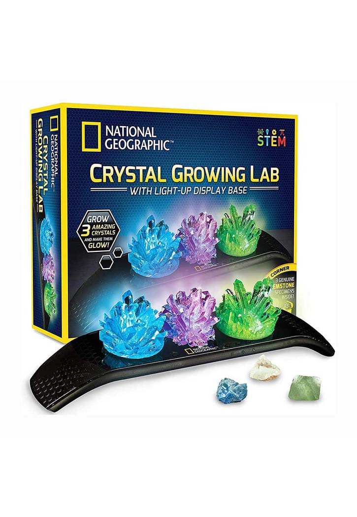 National Geographic - Light-up Crystal Growing Lab Kit