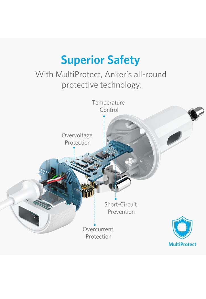 Anker - Drive 2 Elite With Lightening Connector (White)