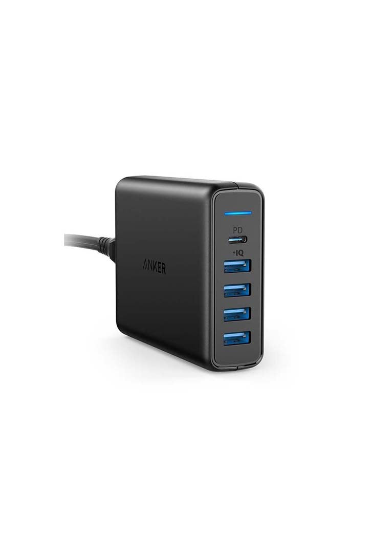 Anker - 5-Port USB Wall Charger 60W