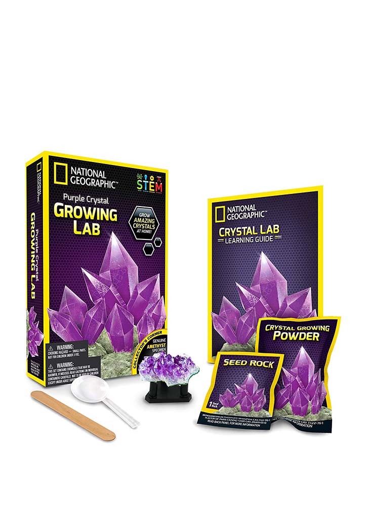 National Geographic - Purple Crystal Growing Lab Kit