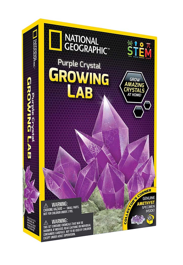 National Geographic - Purple Crystal Growing Lab Kit