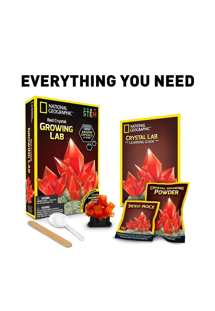 National Geographic - Red Crystal Growing Lab Kit