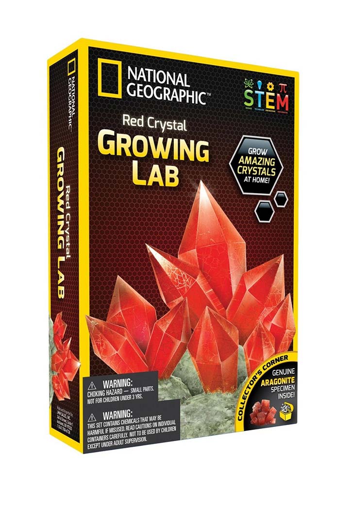 National Geographic - Red Crystal Growing Lab Kit