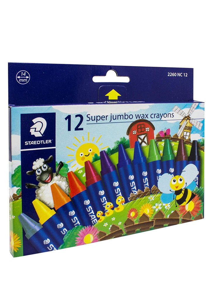 Staedtler - 12 Super Jumbo Wax Crayons