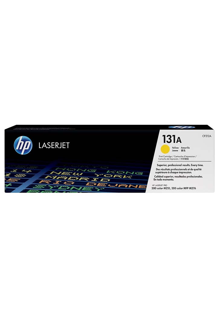 حبر طابعة ليزر ملون اصفر HP - Laserjet Toner CF212A 131A (Yellow)