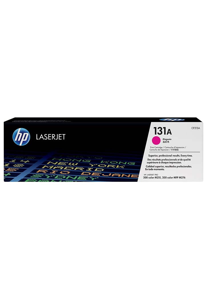 حبر طابعة ليزر ملون احمر ماجينتا HP - Laserjet Toner CF213A 131A (Magenta)