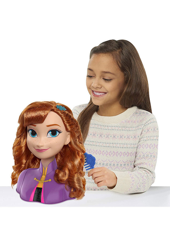 Disney Frozen 2 - Anna Styling Head, 14-Pieces
