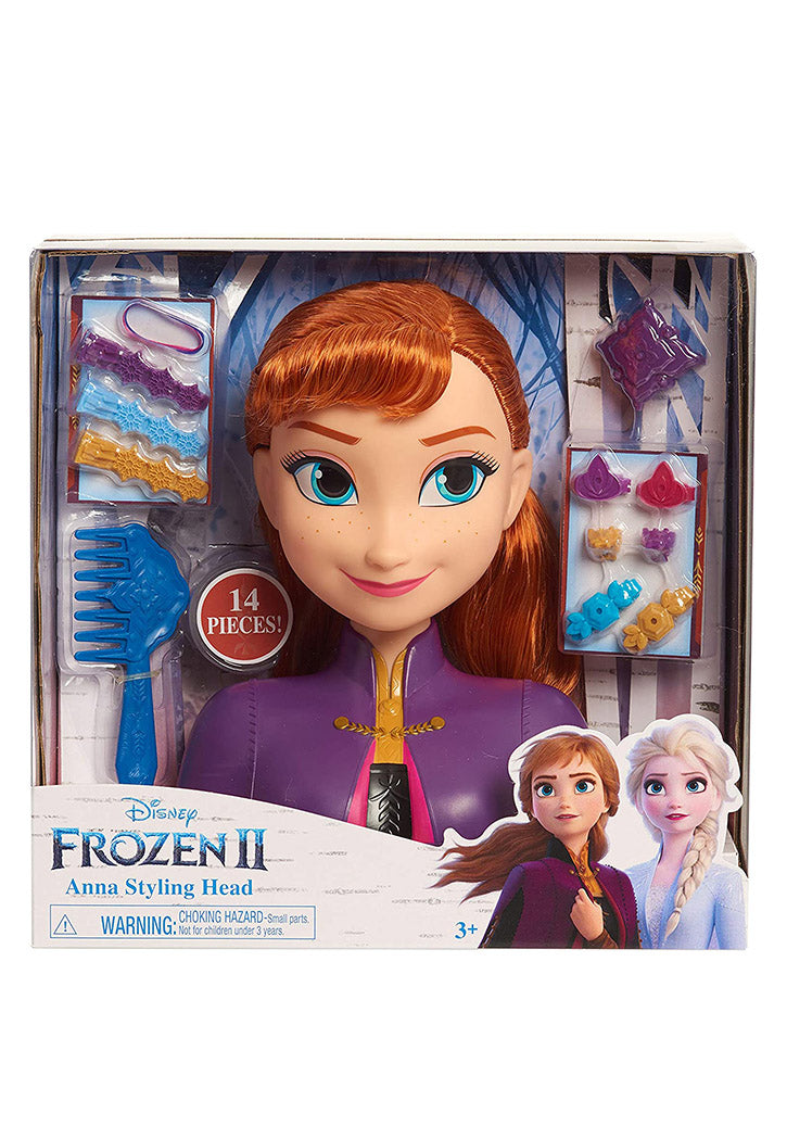 Disney Frozen 2 - Anna Styling Head, 14-Pieces