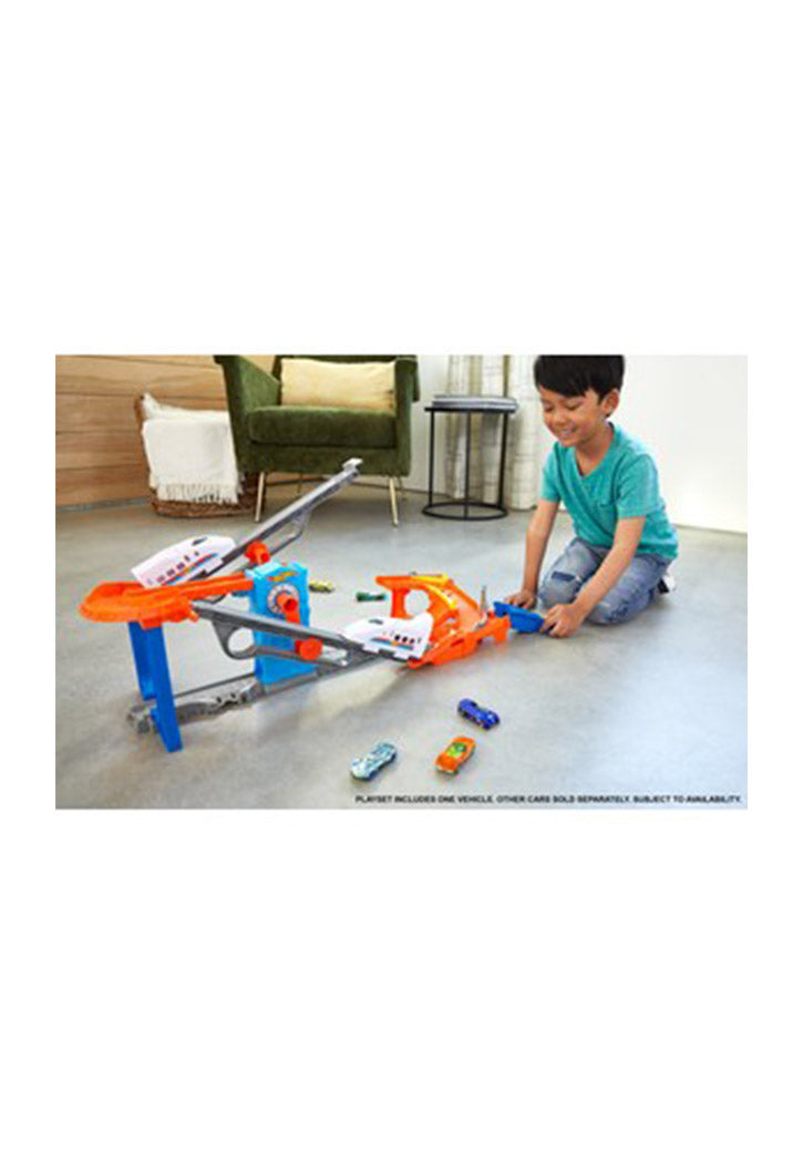 Hot Wheels - Stunt Train Express Track Set