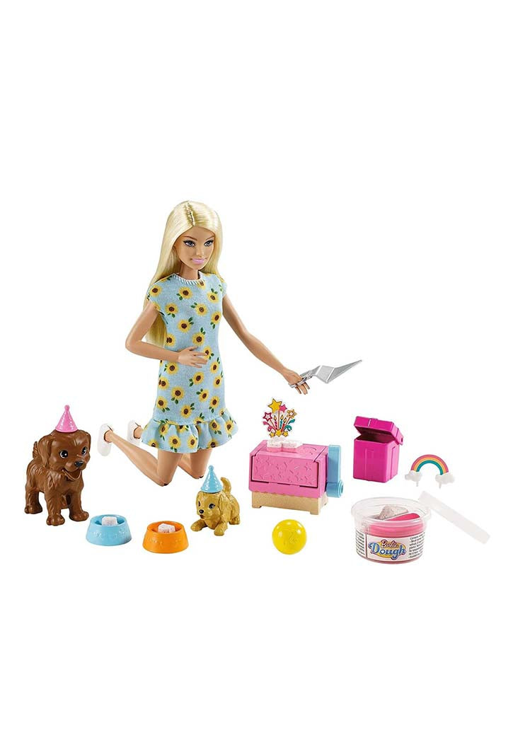 Barbie - Doll and Puppy Party Playset
