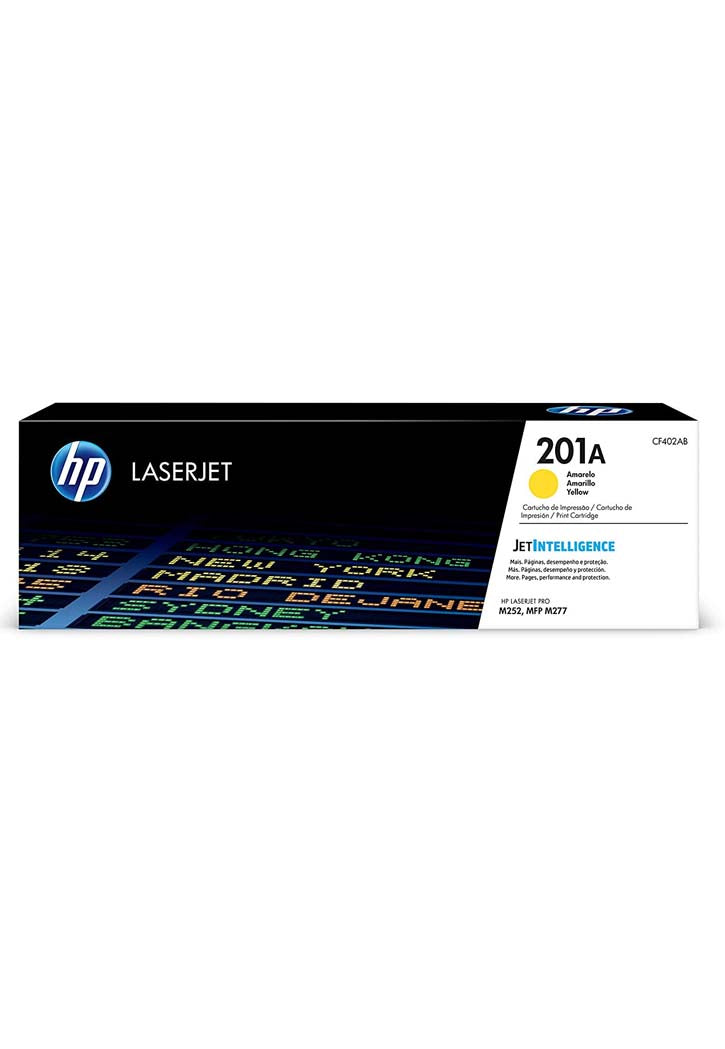 حبر طابعة ليزر ملون اصفر HP - Laserjet Toner CF402A 201A (Yellow)