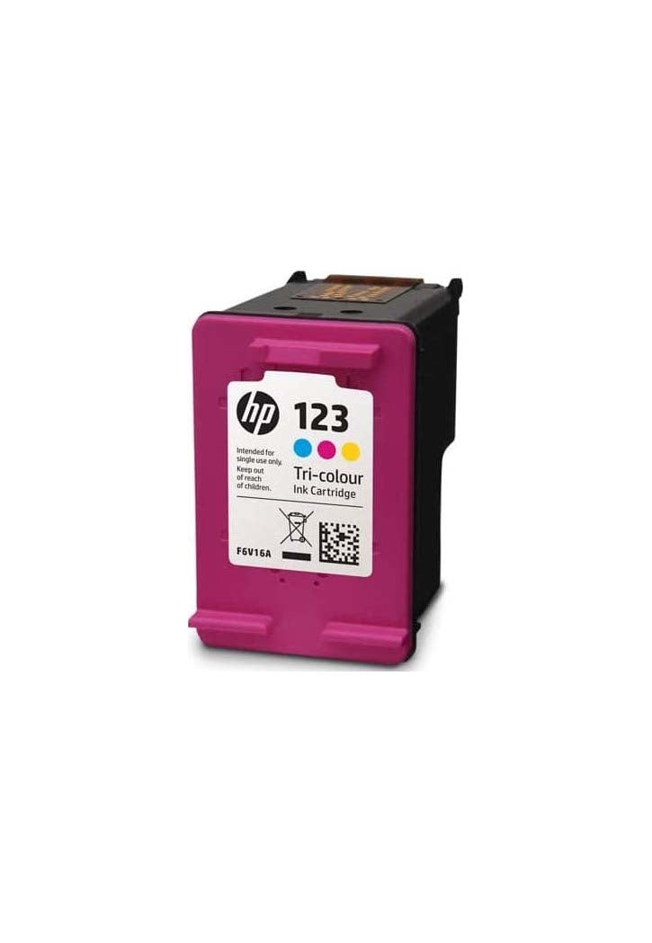 حبر طابعة ملون HP - 123 Ink Cartridge (Tri-Color)