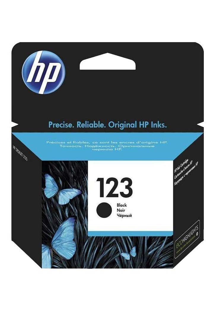 حبر طابعة اسود HP - 123 Ink Cartridge (Black)