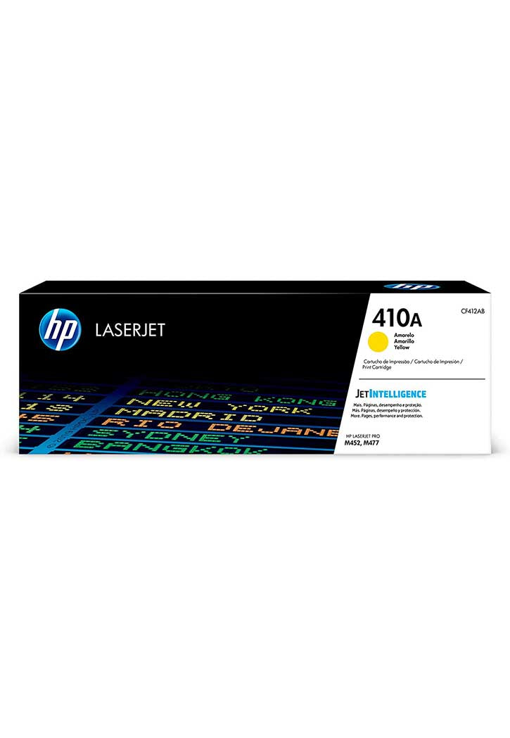 حبر طابعة ليزر اصفر HP - Laserjet Toner CF412A 410A (Yellow)