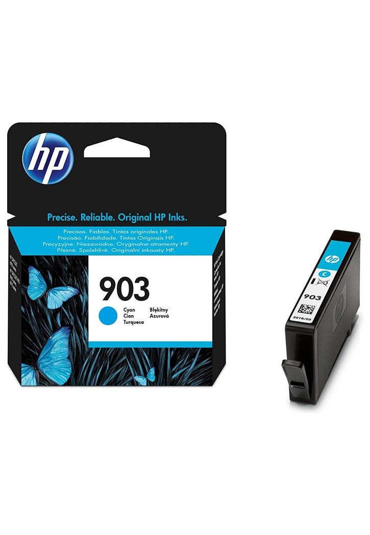 حبر طابعة ملون اوزرق ساين HP - 903 Ink Cartridge (Cyan)