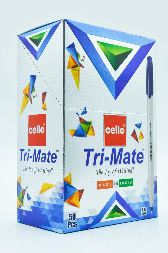 50-Piece Cello Trimate Ball Pen (Blue)