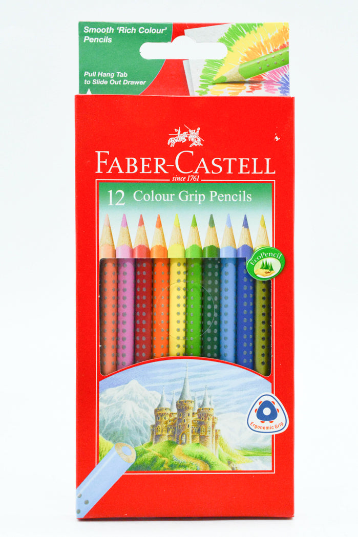 Faber Castell - 12 Color Grip Pencils