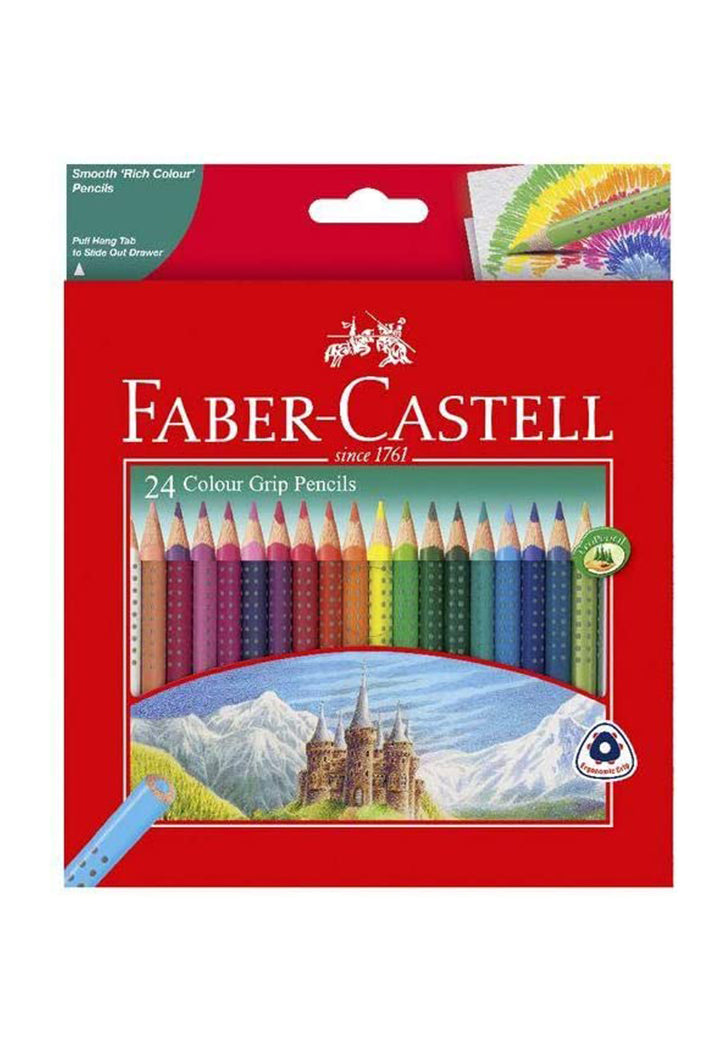 Faber Castell - 24 Color Grip Penclis