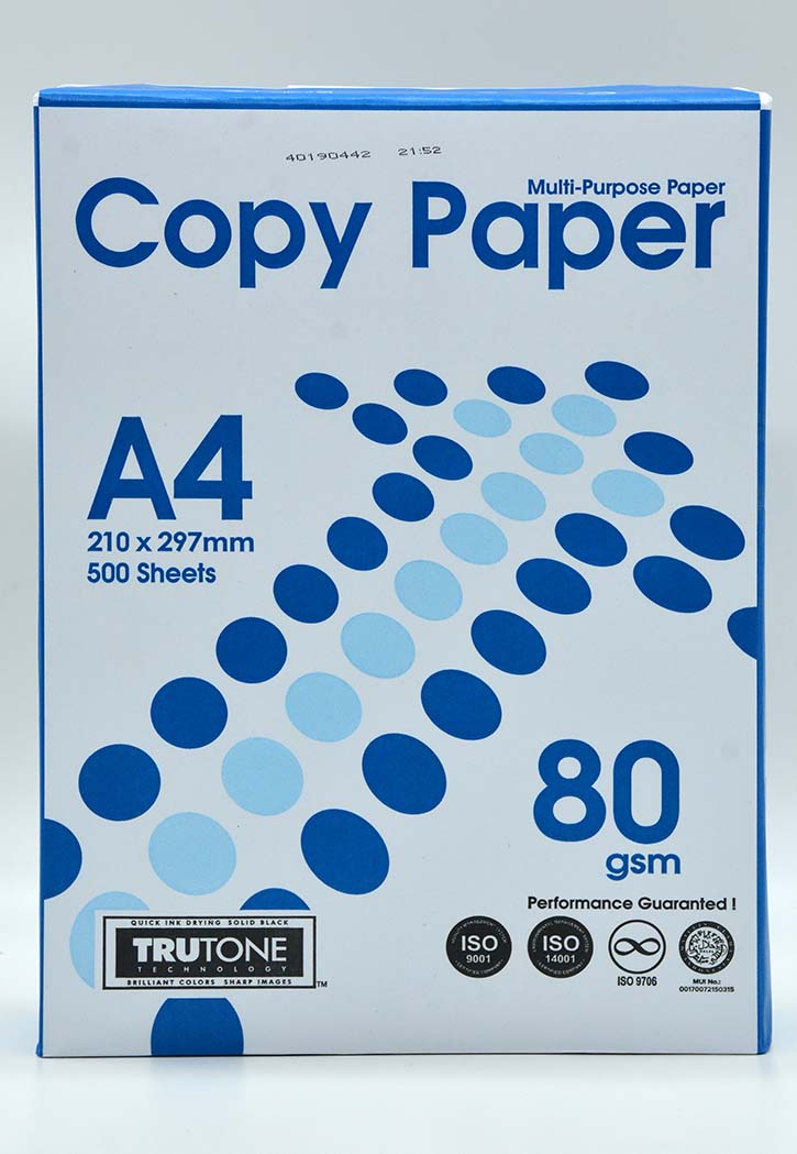 COPY PAPER A4 500SHEET 80GSM