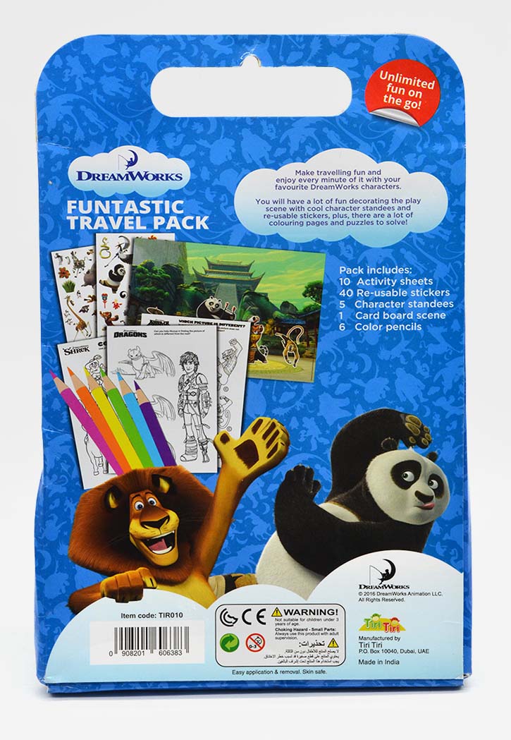 Dreamworks Funtastic Travel Pack