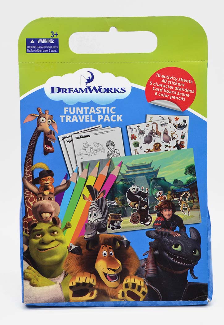 Dreamworks Funtastic Travel Pack