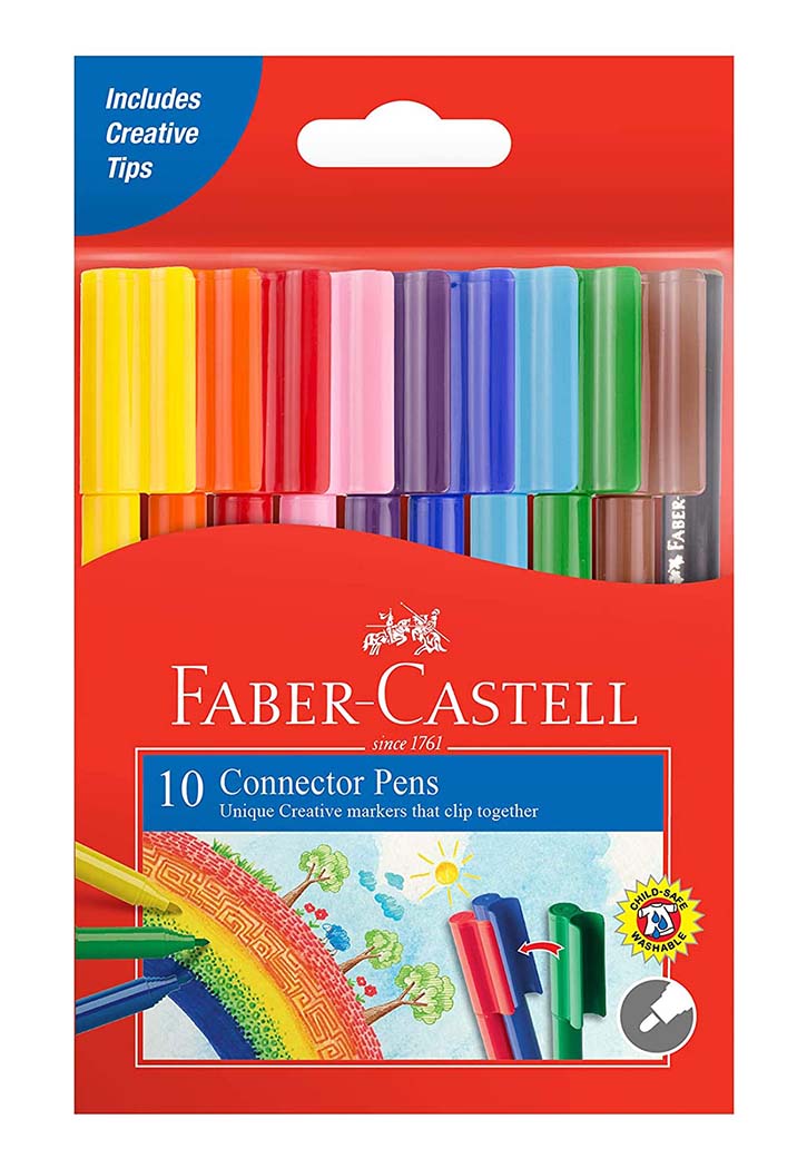 Faber Castell - 10 Connector Pens