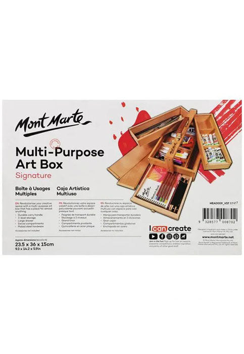 MONT MARTE SIGNATURE MULTI PURPOSE STORAGE BOX 23.5X36X15CM