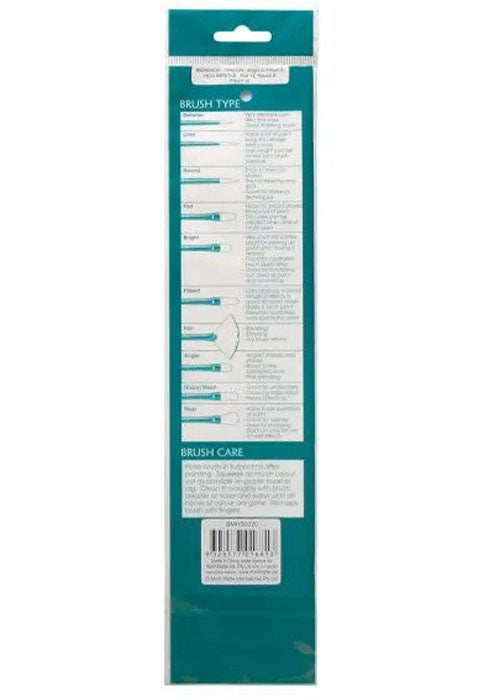 MONT MARTE GALLERY SERIES OIL BRUSH SET 5PCS/PKT