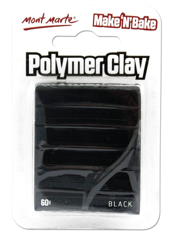 Mont Marte - Black Polymer Clay 60G