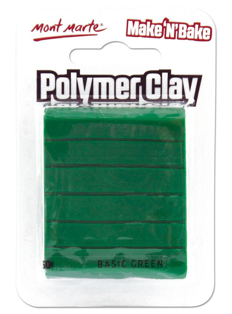 Mont Marte - Basic Green Polymer Clay 60G