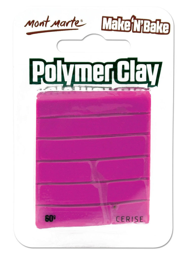 Mont Marte - Cerise Polymer Clay 60G