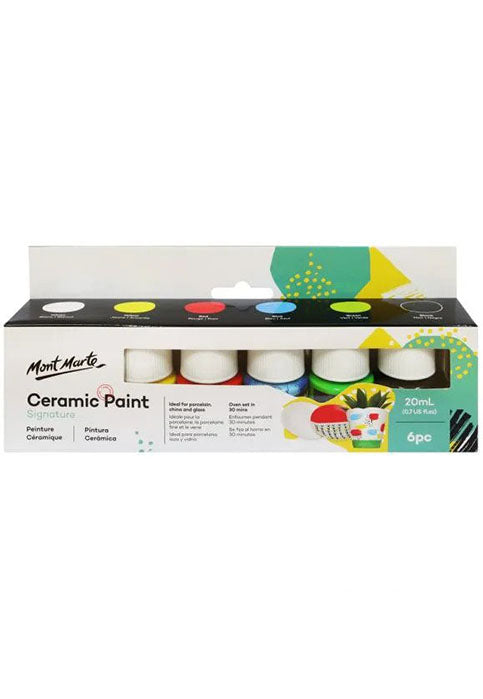 MONT MARTE SIGNATURE CERAMIC PAINT 6COLX20ML