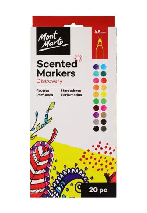 MONT MARTE SCENTED MARKERS 20PCS/PACK