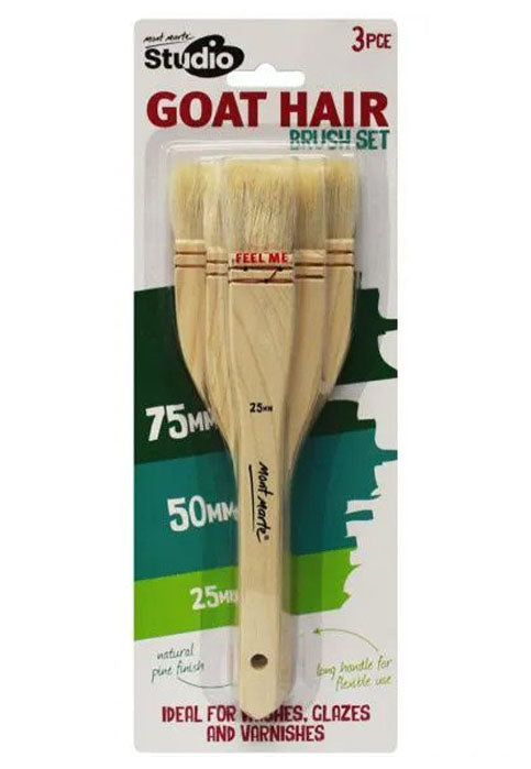 MONT MARTE GOAT HAIR BRUSH SET 3PCS PACK