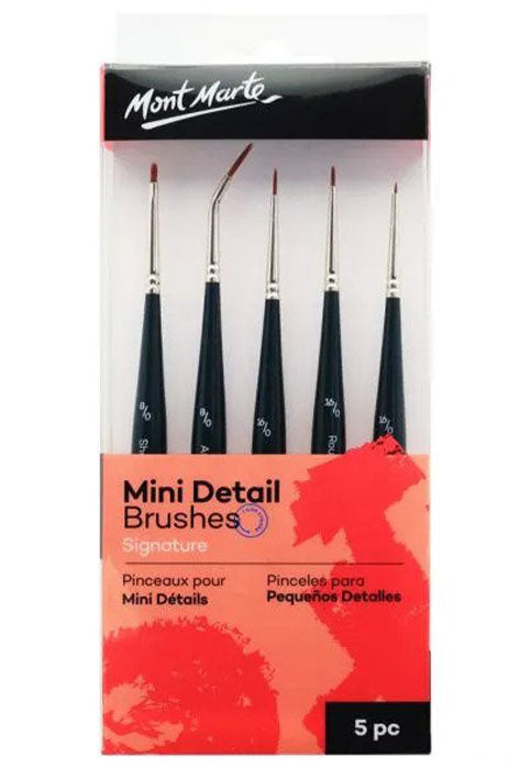 MONT MARTE SIGNATURE MINI DETAIL BRUSHES 5PCS PACK