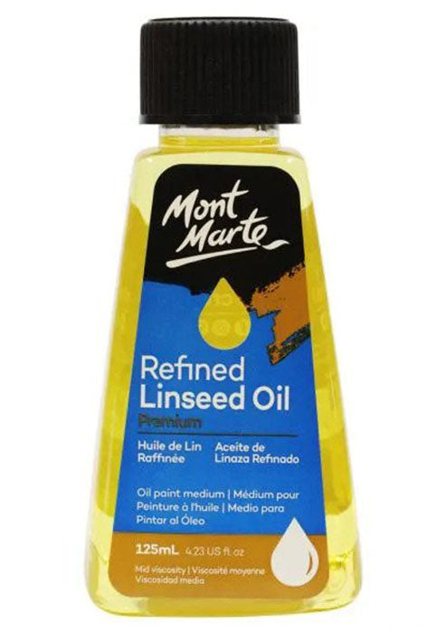 MONT MARTE PREMIUM REFINED LINSEED OIL 125ML