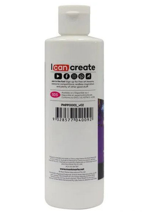 MONT MARTE PREMIUM POURING ACRYLIC PAINT 240ML-TITANIUM WHITE