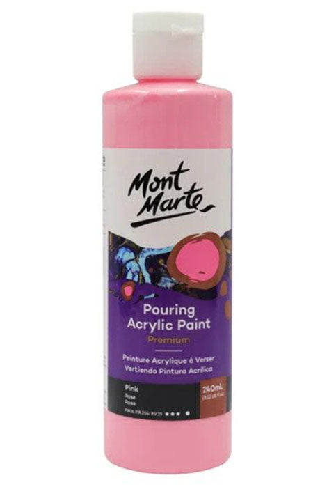 MONT MARTE PREMIUM POURING ACRYLIC PAINT 240ML-PINK