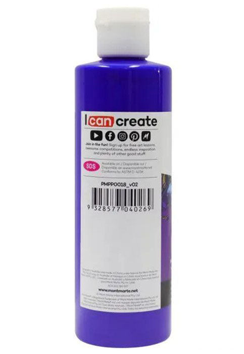 MONT MARTE PREMIUM POURING ACRYLIC PAINT 240ML-ULTRAMARINE BLUE