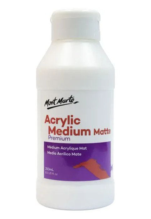 MONT MARTE PREMIUM ACRYLIC MEDIUM MATTE 250ML