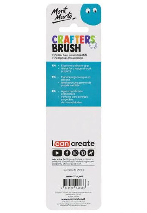MONT MARTE CRAFTERS BRUSH IN BLISTER